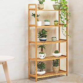 Kệ Gỗ Để Chậu Hoa Cây Cảnh Nhiều Tầng Phong Cách Bắc Âu