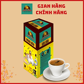 [Tặng Phin Cà Phê] Hộp Quà Cà Phê Rang Xay Chồn Thượng Hạng - LION Cafe - Hộp 350gr