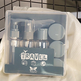 Mua Bộ chiết mỹ phẩm 8 món để trong hộp nhựa chắc chắn CCC11
