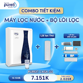 Mua  COMBO TIẾT KIỆM  Máy lọc nước Pureit Casa G2 và Lõi lọc thô  Bộ lọc diệt khuẩn Pureit Casa G2 - Hàng chính hãng