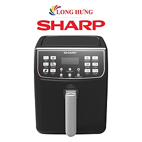 Nồi chiên không dầu điện tử Sharp 5.5 lít KF-AF55EV-BK - Hàng chính hãng