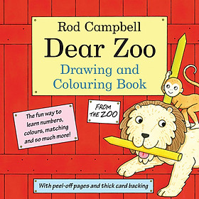 Sách tô màu The Dear Zoo Drawing And Colouring Book