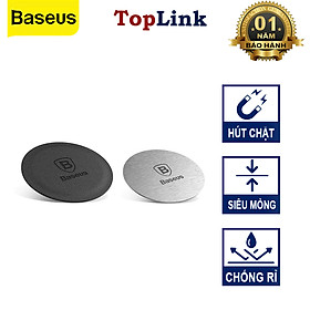 Mua Miếng Dán Kim Loại Baseus Magnet Iron Suit Dùng Cho Các Bộ Đế Giữ Điện Thoại Bằng Nam Châm - Hàng Chính Hãng