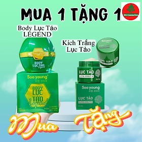 Mua Combo 2 Hộp Kem Body Lục Tảo Soo Young Legend Mẫu Mới Tặng Kèm Kích Trắng