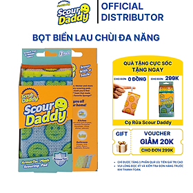Mua  Quà Tặng  Miếng Cọ rửa Scour Daddy - Lưới ArmorTec Rửa Sạch Loại Bỏ Các Mảng Bám Cứng Đầu