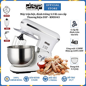 Mua Máy trộn bột  đánh trứng cao cấp DSP KM3043 - Công suất 1200W - HÀNG NHẬP KHẨU BẢO HÀNH 12 THÁNG
