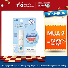 Son dưỡng không màu chuyển kem mịn Lipice Creamy 4.3g