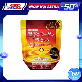 Bột Collagen Orihiro nhau thai heo 60000mg 1 gói