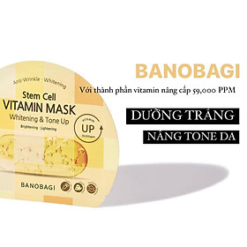 Combo 10 Miếng Mặt Nạ Dưỡng Da Banobagi Stem Cell Vitamin Mask 30g