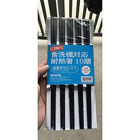 Mua 10 đôi đũa Nhật Bản KHÁNG KHUẨN shikisai chịu nhiệt 200 ĐỘ C VÀ CHỐNG TRƯỢT
