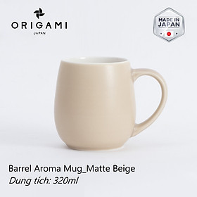 Ly sứ uống trà cà phê Origami Barrel Aroma Mug 320ml