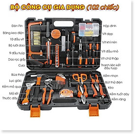 Bộ dụng cụ sửa chữa nhà cửa 102 chi tiết thép không gỉ cực bền