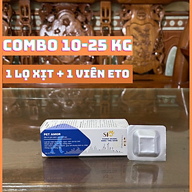 COMBO Viên Nhai Diệt Ve Ghẻ Nặng ETO MODEX Và Lọ PET AMOR Xịt Nấm Ghẻ Chó Mèo