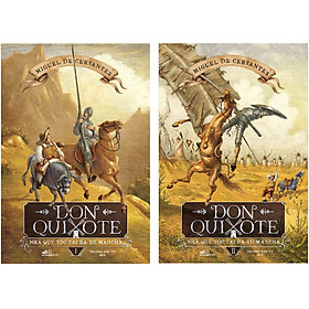 Bộ "Don Quixote Nhà quý tộc tài ba xứ Mancha" 2 cuốn