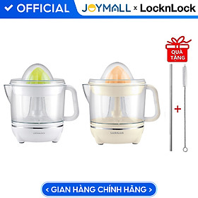 Máy Vắt Cam Lock&Lock (700ml) - Hàng Chính Hãng, Xoay Ép 2 Chiều, Chất Liệu Nhựa PP, Dễ Dàng Tháo Lắp Vệ Sinh - Tặng Kèm Ống Hút Và Cọ Rửa