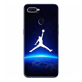 Ốp Lưng Dành Cho Điện Thoại Oppo F9 - Jordan Nền Xanh Đen