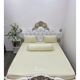 Bộ chăn Drap gối Thun Hàn Quốc Mát Lạnh { 4 món gồm ; ga và 3 áo gối / 5 món gồm chăn, ga và 3 áo gối } đủ size