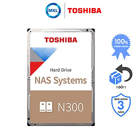 Ổ cứng mạng Nas Toshiba N300 3.5 inch SATA 6.0 Gbits -  Hàng Chính Hãng