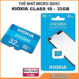 Thẻ Nhớ SDXC KIOXIA EXCERIA 32Gb class 10 U1 100Mb/s hàng chính hãng