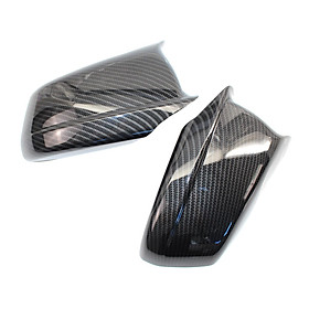 2x Rearview Wing Mirror Cover Trim Carbon Fiber Replace Style For  F10