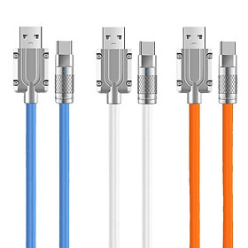 Mua Cáp sạc nhanh 120w cá mập bọc thép USB ra Light-ning dây silicon dài 1.5m - hàng chính hãng