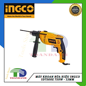 Máy khoan búa hiệu INGCO ID7508E 750W - 13mm 