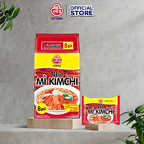 Lốc 8 gói mì kim chi Ottogi 120g