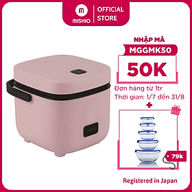 Nồi Cơm Điện Mini Mishio MK265 0.8 Lít - Hàng chính hãng