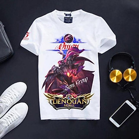 VHL Store Áo Liên Quân Mobile Cotton Màu Trắng Lữ Bố+ Điêu Thuyền VHL Store