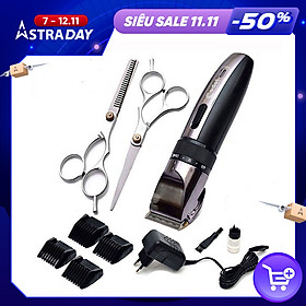 Tông Đơ Hớt Tóc Codol 531 TẶNG Bộ Kéo Cắt Tỉa Gia Đình