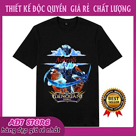 Áo Liên Quân Mobile - Nakroth KHiêu chiến độc chất màu đen cổ tròn bán chạy cực HOT