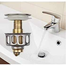 Mua Nắp thoát nước inox chặn rác - NẮP THOÁT NƯỚC + CHẶN RÁC LAVABO