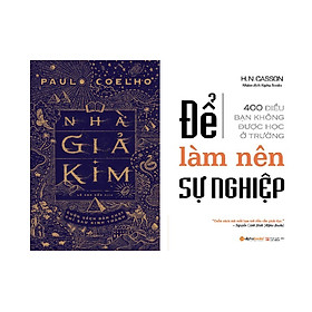 Combo hai cuốn sách dành cho tuổi trẻ thành công Nhà Giả Kim + Để Làm Nên