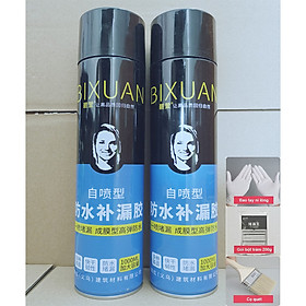Mua Combo 2 bình xịt sơn chống thấm trần nhà Bixuan dung tích lớn 1000ml  sơn chống thấm chống dột tường công nghệ Thụy Sĩ