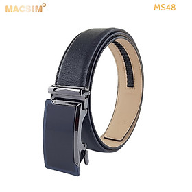 Thắt lưng nam da thật cao cấp nhãn hiệu Macsim MS48