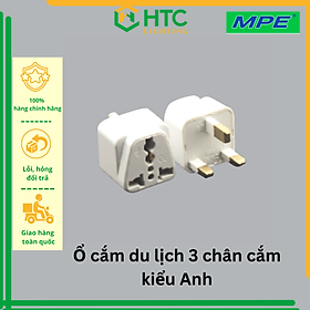 Ổ cắm du lịch 3 chân kiểu Anh AD2 - hàng chính hãng MPE