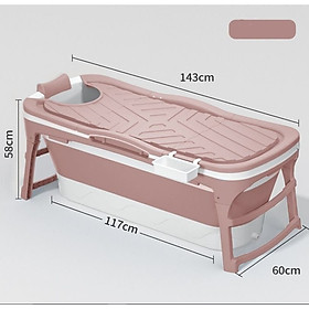 Bồn tắm cao cấp gấp gọn bằng silicon size đại thích hợp cho cả gia đình-hàng chính hãng