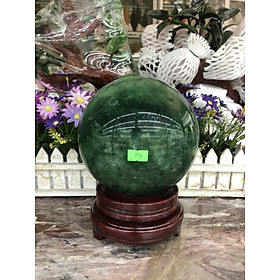 Mua Quả cầu phong thủy đá thạch anh xanh - Đường kính 16 1 cm và 16 2 cm