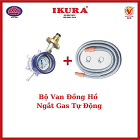 Mua Bộ Van Dây Gas Cao Cấp IKURA - Van Đồng Hồ Ngắt Gas Tự Động - Hàng Chính Hãng
