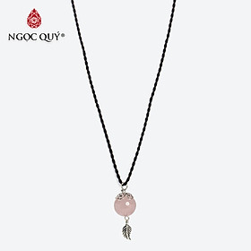 Dây chuyền đá thiên nhiên charm lá - Ngọc Quý Gemstones