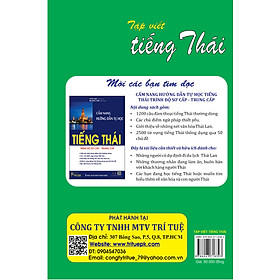 [Tải ebook] Tập viết tiếng Thái PDF