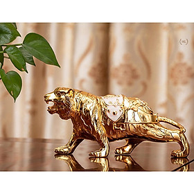Mua GẠT TÀN THUỐC HÌNH HỔ HỢP KIM ĐỒNG | Gạt tàn con Hổ hoạ tiết hoa văn cổ hợp kim cao cấp