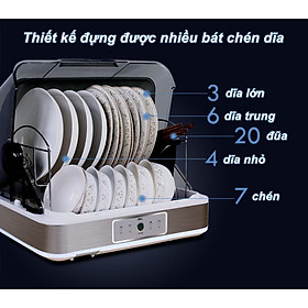 Mua TỦ CHÉN DĨA SẤY KHÔ DIỆT KHUẨN OKC THẾ HỆ MỚI 2021