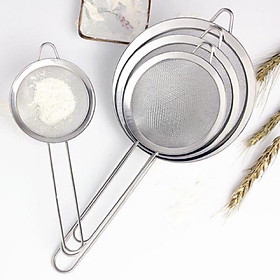 Mua Rây lọc bột inox cán dài