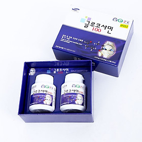 Viên bổ xương khớp Glucosamin Apgold 100 Hàn Quốc Hộp 2 lọ x 90 viên