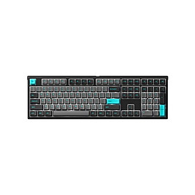 Mua Bàn phím cơ có dây Akko MonsGeek MG108 Black & Cyan (White LED / AKKO cs switch) - Hàng chính hãng