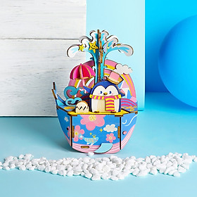 Mô hình hộp nhạc công viên biển - Ocean Park Music Box AMD51 Robotime