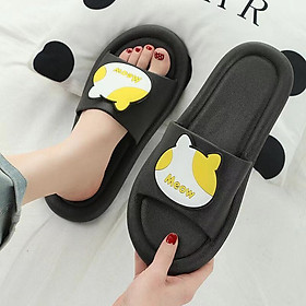 Mua [Hot Trend 2021] Dép thời trang Hàn Quốc mèo Meow đáng yêu chất liệu cao su phù hợp đi chơi, hội nhóm, gia đình mã LB038