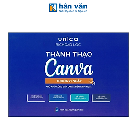 Sách - Thành Thạo Canva Trong 21 Ngày - Khù Khờ Cũng Giỏi Canva Đến Kinh Ngạc - Richdad Lộc