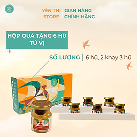 (Tặng muỗng gỗ đơn 450k)Yến Thị-Chưng Tứ vị- Hũ Chưng Sẵn 30% Yến-70ml